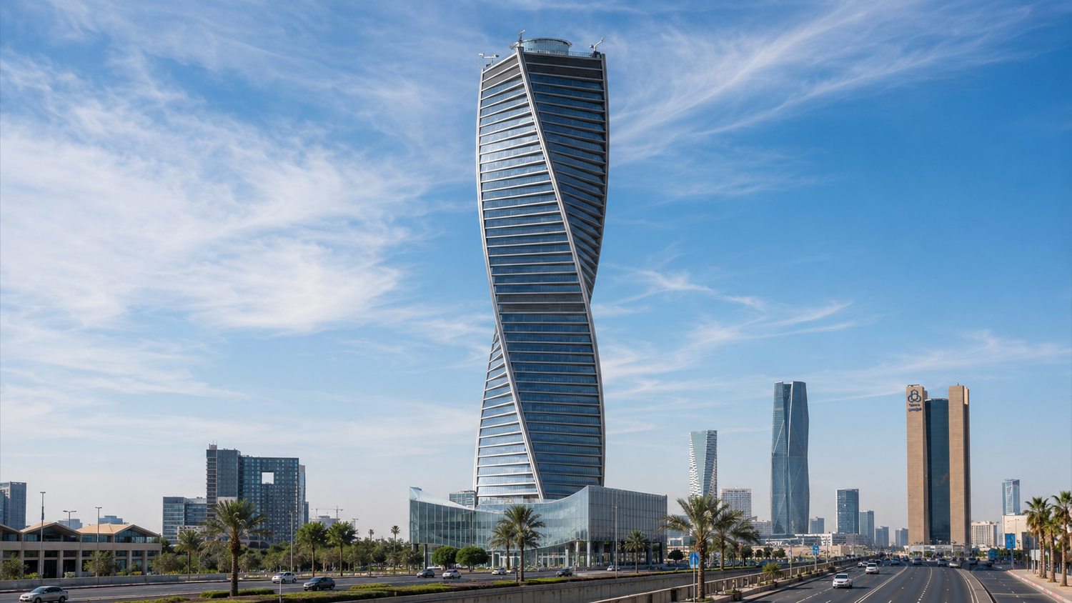 Modern facade reference for AJYAL sustainable building solutions